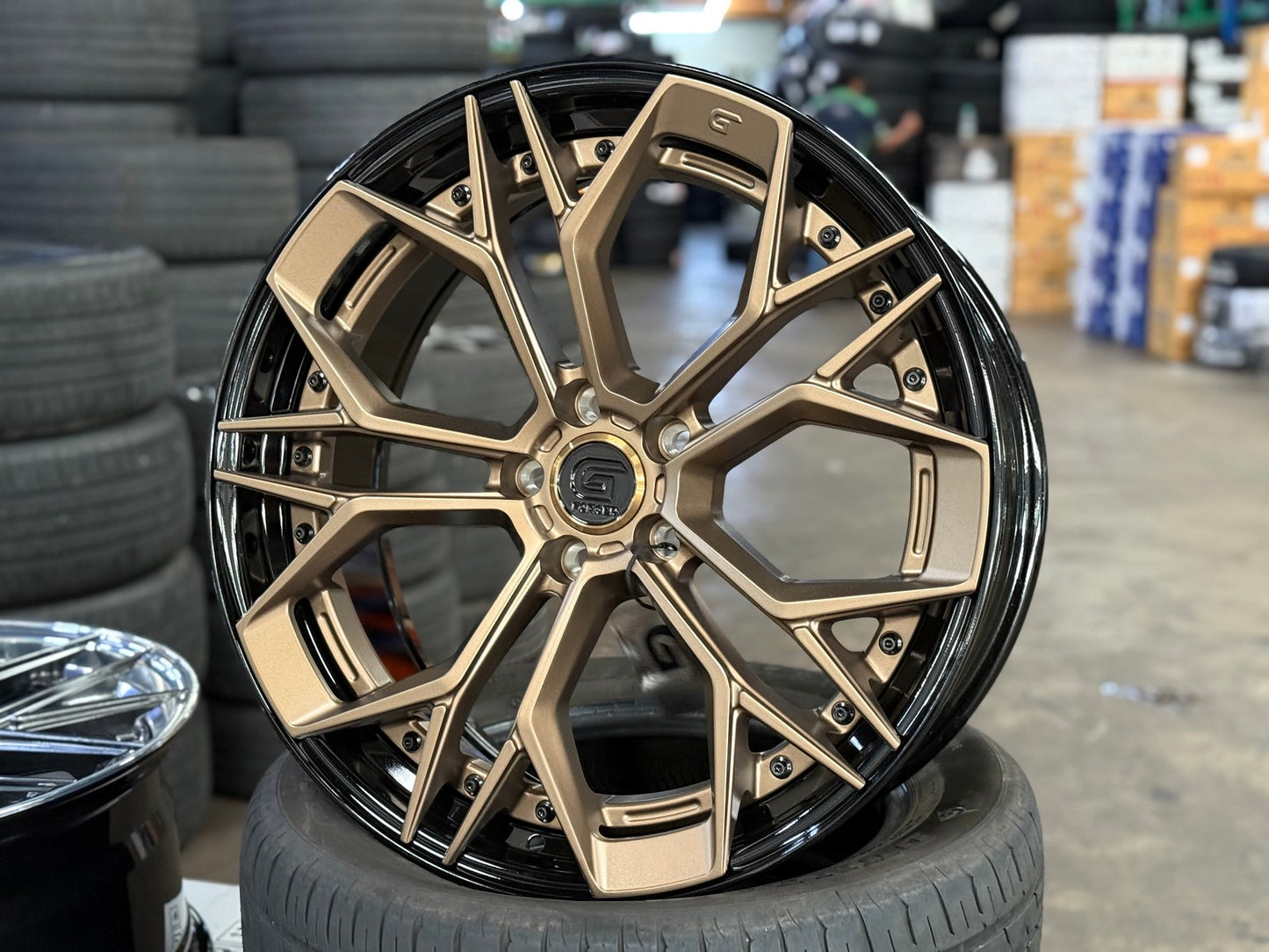 New 20X8.5 ET30 G Forged GF11 Rim (4 wheel) Matt Bronze 5X112