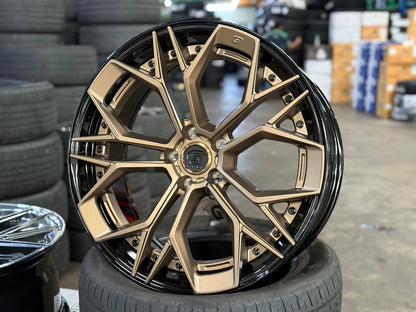 New 20X8.5 ET30 G Forged GF11 Rim (4 wheel) Matt Bronze 5X112