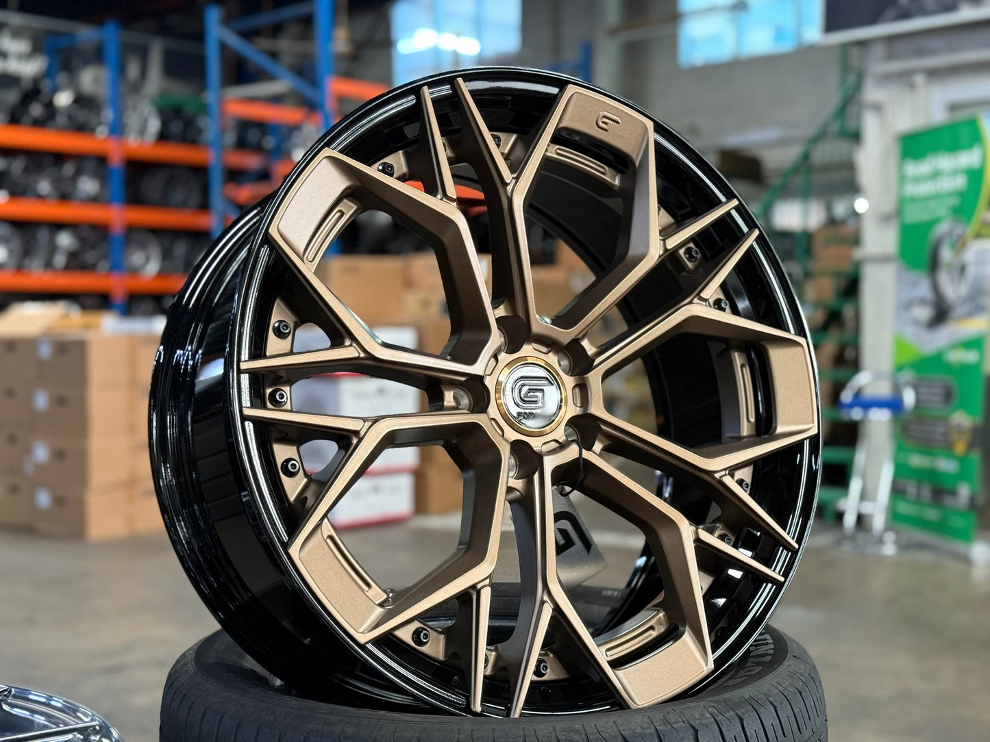 New 20X8.5 ET30 G Forged GF11 Rim (4 wheel) Matt Bronze 5X112