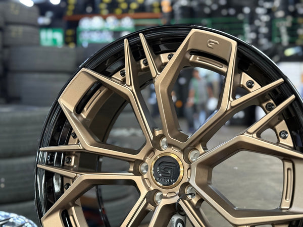 New 20X8.5 ET30 G Forged GF11 Rim (4 wheel) Matt Bronze 5X114.3