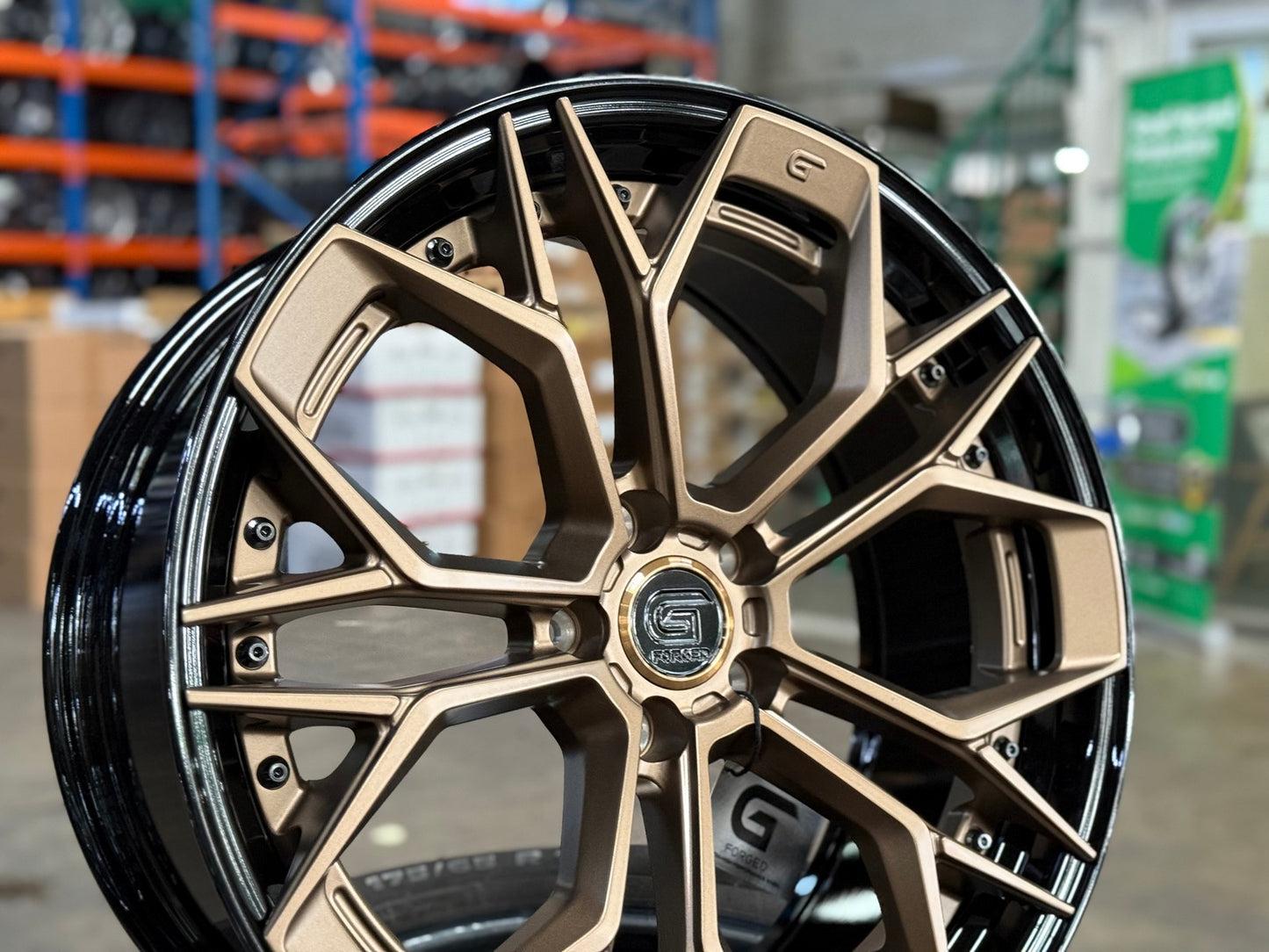 New 20X8.5 ET30 G Forged GF11 Rim (4 wheel) Matt Bronze 5X114.3