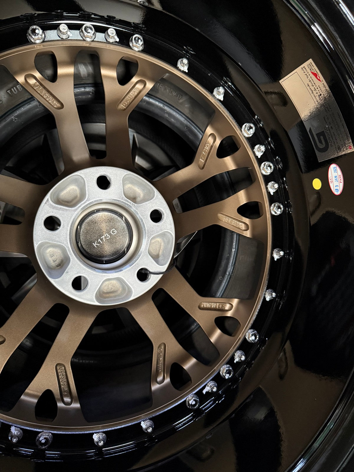 New 20X8.5 ET30 G Forged GF11 Rim (4 wheel) Matt Bronze 5X112