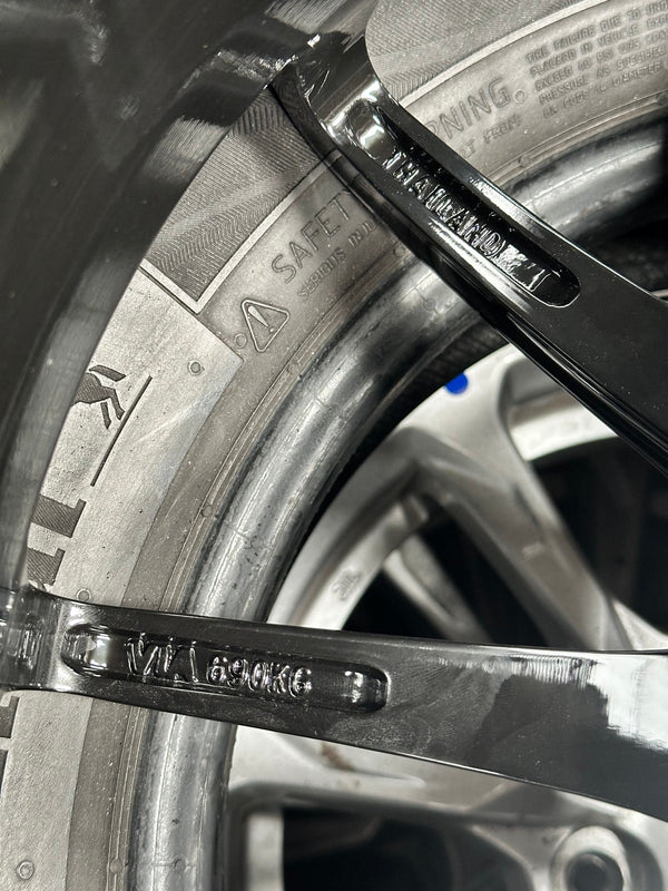 New 18X8.5 ET35 G Forged RS3 Rim (4 wheel) Gloss Black 5X114.3