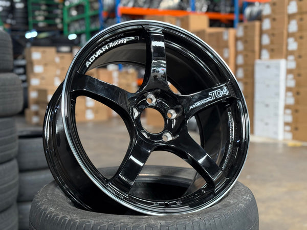 New 18X8.5 ET35 G Forged TC4 Rim (4 wheel) Gloss Black 5X112