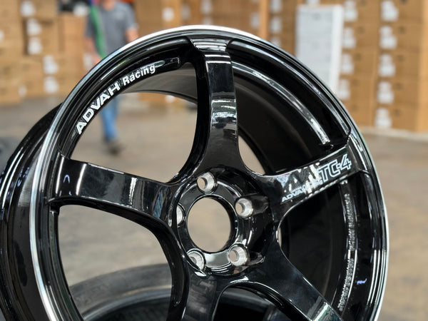 New 18X8.5 ET35 G Forged TC4 Rim (4 wheel) Gloss Black 5X114.3