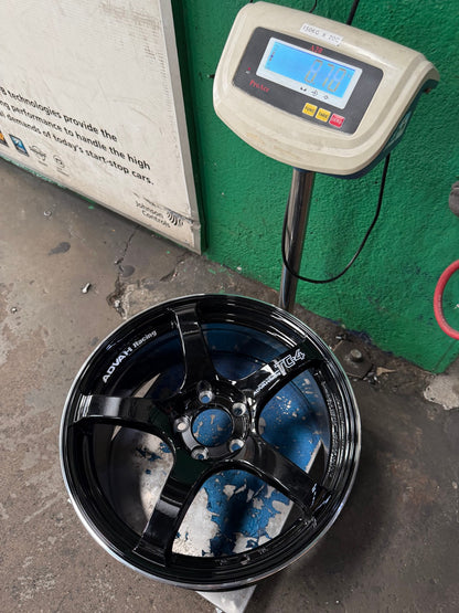 New 18X8.5 ET35 G Forged TC4 Rim (4 wheel) Gloss Black 5X112