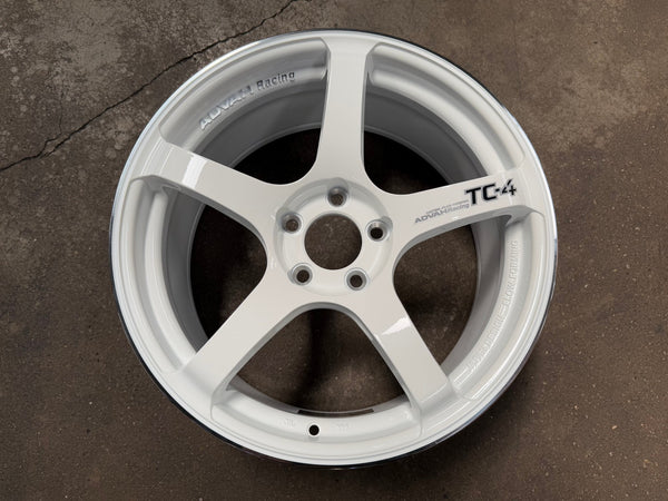 New 18X8.5 ET44 G Forged TC4 Rim (4 wheel) Gloss White 5X114.3