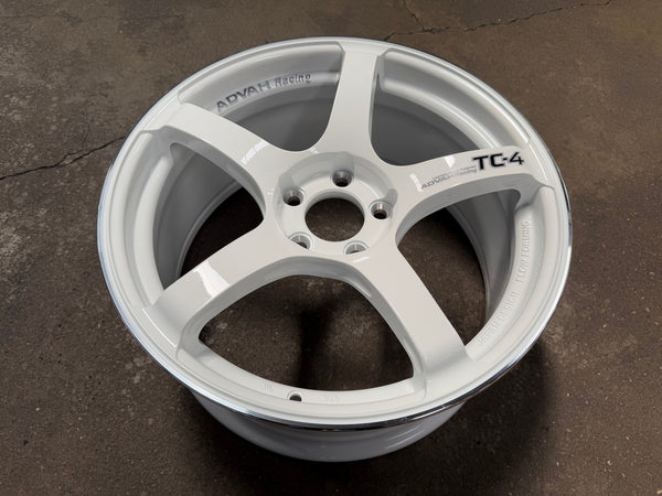 New 18X8.5 ET44 G Forged TC4 Rim (4 wheel) Gloss White 5X114.3