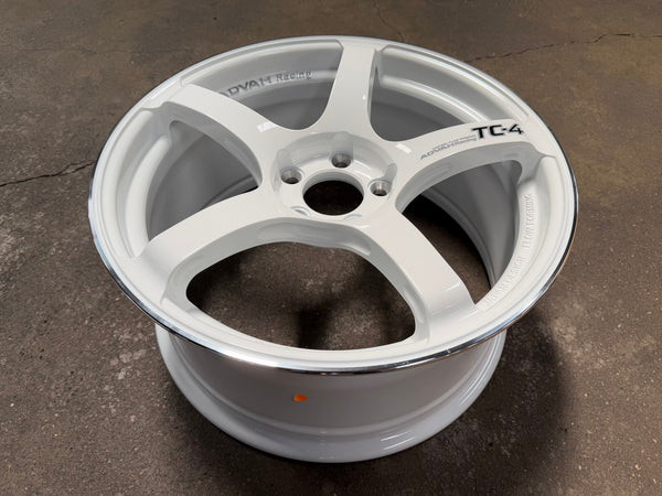 New 18X8.5 ET44 G Forged TC4 Rim (4 wheel) Gloss White 5X114.3