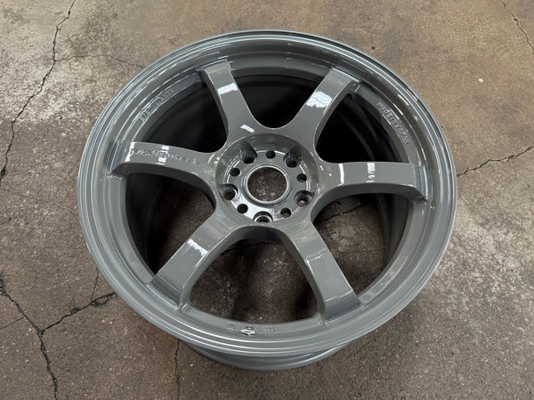 New 18X9.5 ET38 RAYS Gramlight 57 Rim (4 wheel) Gloss Grey 5X120