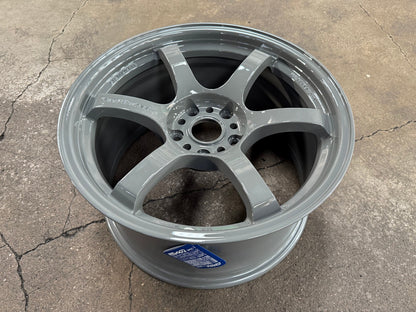 New 18X9.5 ET38 RAYS Gramlight 57 Rim (4 wheel) Gloss Grey 5X120