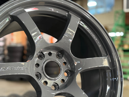 New 18X9.5 ET38 RAYS Gramlight 57 Rim (4 wheel) Gloss Grey 5X120