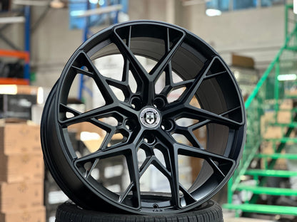New 22X10.5 ET35 HRE FF10 Rim (4 wheel) Matt Black 5X120