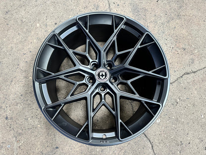 New 22X10.5 ET35 HRE FF10 Rim (4 wheel) Matt Black 5X120