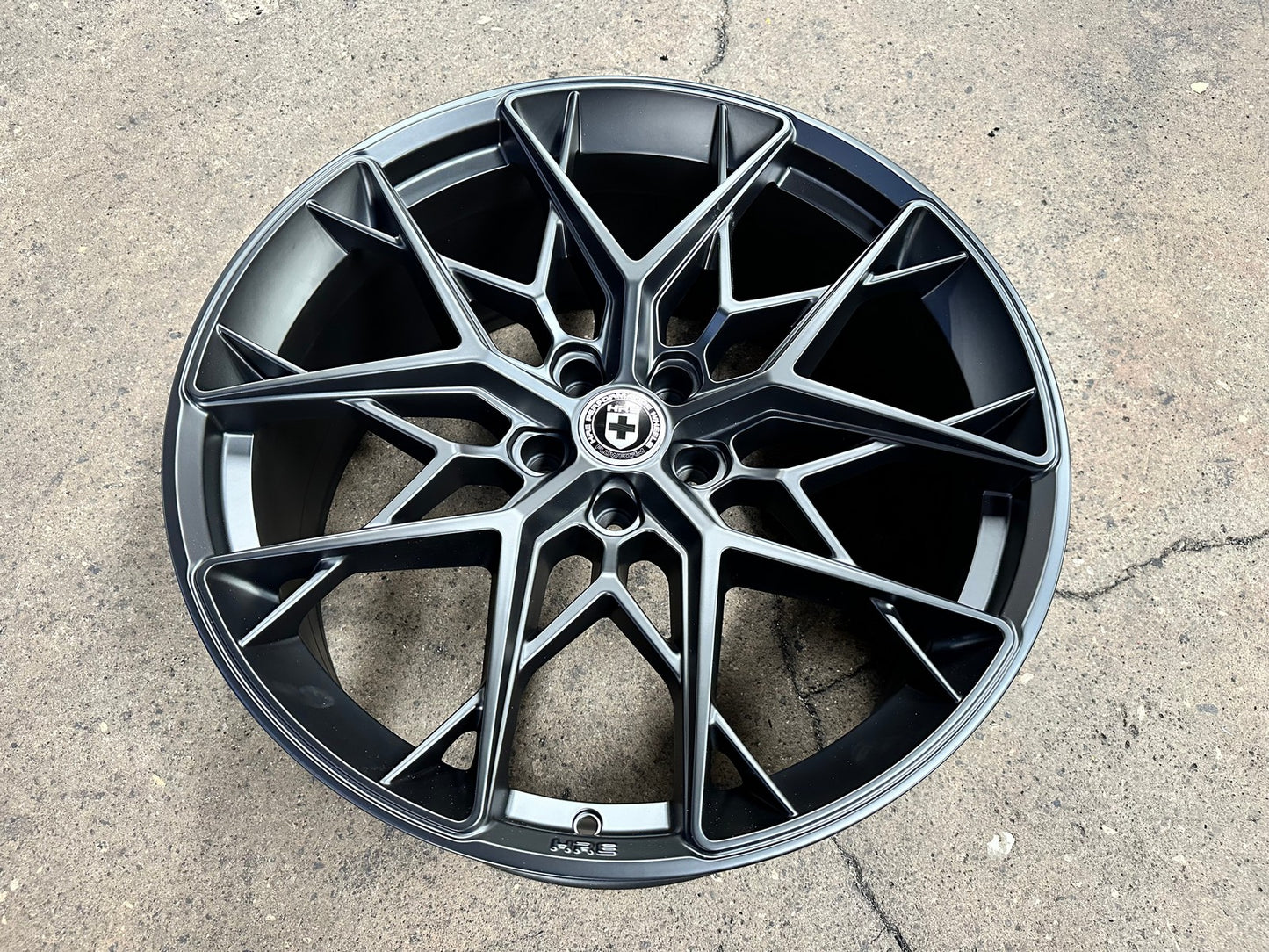 New 22X10.5 ET35 HRE FF10 Rim (4 wheel) Matt Black 5X120