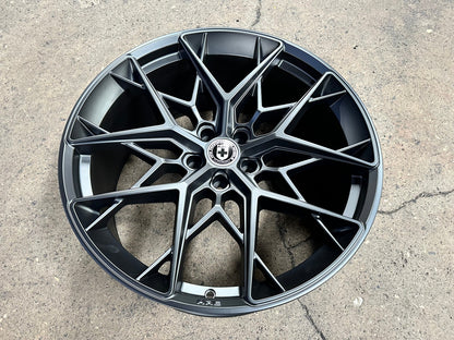 New 22X10.5 ET35 HRE FF10 Rim (4 wheel) Matt Black 5X120