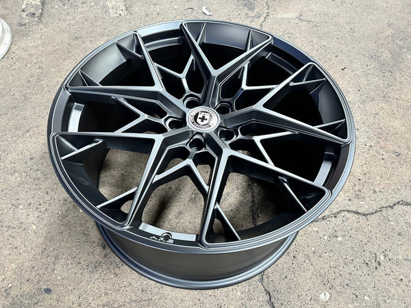 New 22X10.5 ET35 HRE FF10 Rim (4 wheel) Matt Black 5X120