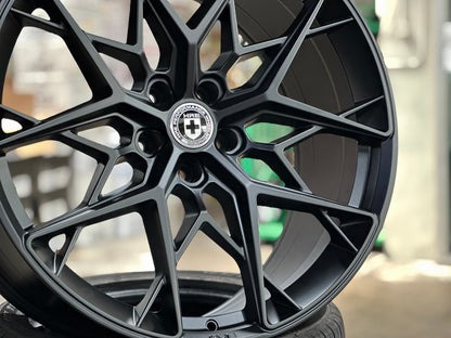 New 22X10.5 ET35 HRE FF10 Rim (4 wheel) Matt Black 5X120