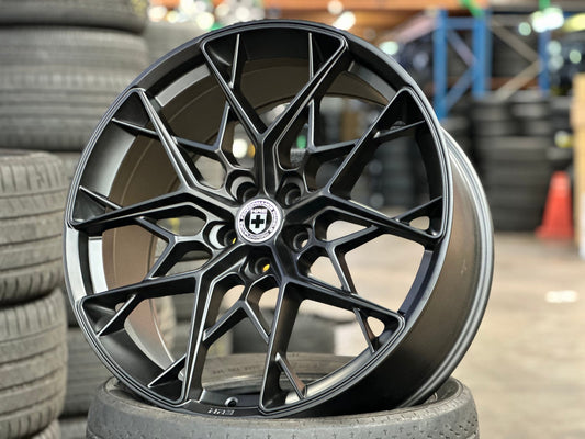 New 21X9.5 ET30 HRE FF10 Rim (4 wheel) Matt Black 5X112