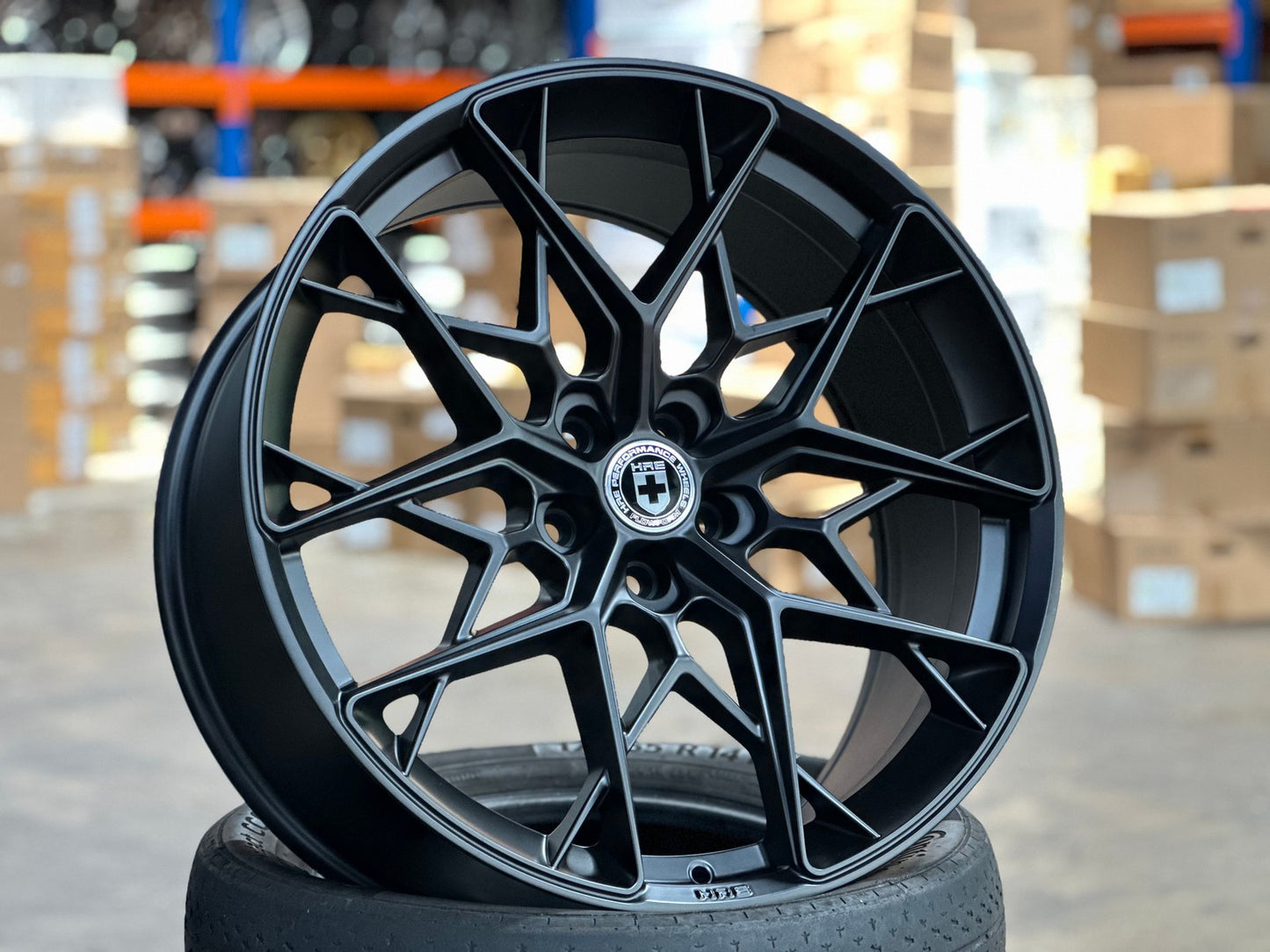 New 21X9.5 ET30 HRE FF10 Rim (4 wheel) Matt Black 5X112