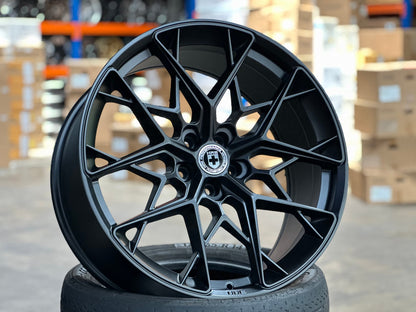 New 21X9.5 ET30 HRE FF10 Rim (4 wheel) Matt Black 5X112