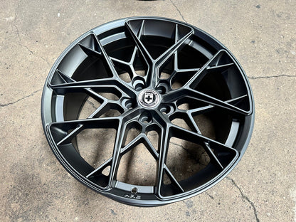 New 21X9.5 ET30 HRE FF10 Rim (4 wheel) Matt Black 5X112