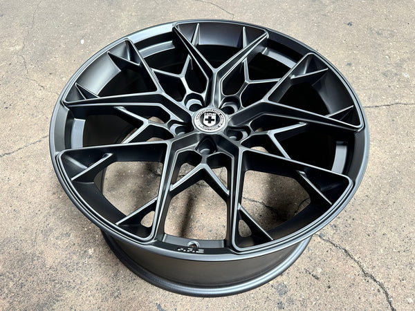 New 21X9.5 ET30 HRE FF10 Rim (4 wheel) Matt Black 5X112