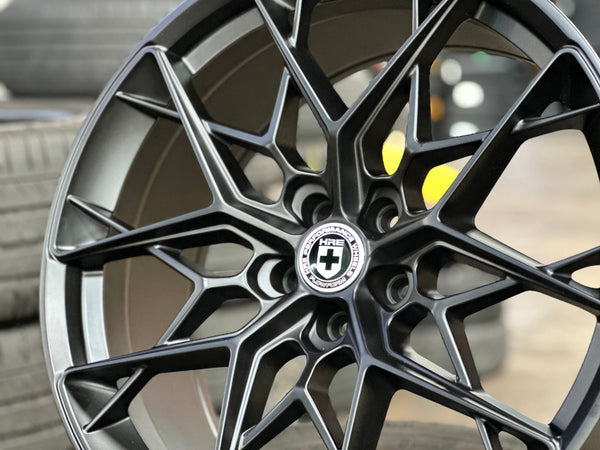 New 21X9.5 ET30 HRE FF10 Rim (4 wheel) Matt Black 5X112