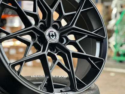 New 21X9.5 ET30 HRE FF10 Rim (4 wheel) Matt Black 5X112