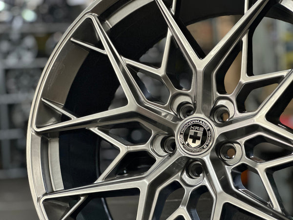 New 22X9.5 ET35 HRE FF10 Rim (4 wheel) Gloss Silver 5X108