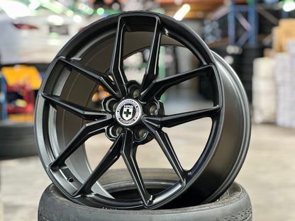 New 19X9 ET35 HRE FF21 Rim (4 wheel) Matt Black 5X112