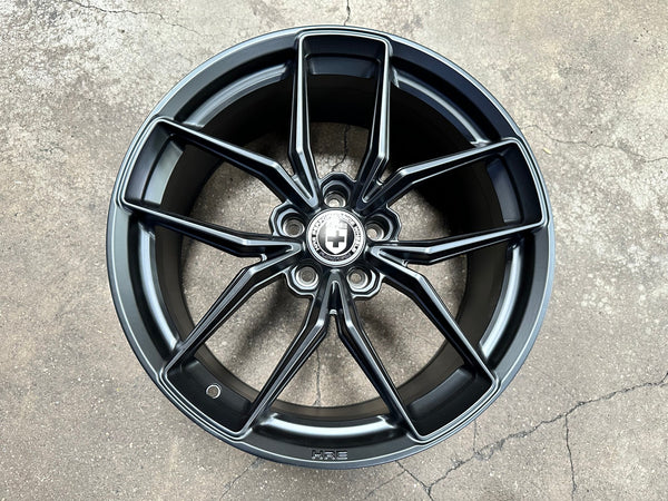 New 19X9 ET35 HRE FF21 Rim (4 wheel) Matt Black 5X112