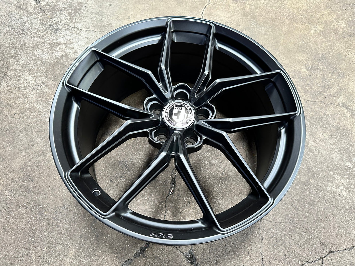 New 19X9 ET35 HRE FF21 Rim (4 wheel) Matt Black 5X112