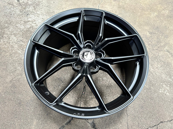 New 19X9 ET35 HRE FF21 Rim (4 wheel) Matt Black 5X112
