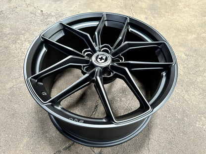 New 19X9 ET35 HRE FF21 Rim (4 wheel) Matt Black 5X112
