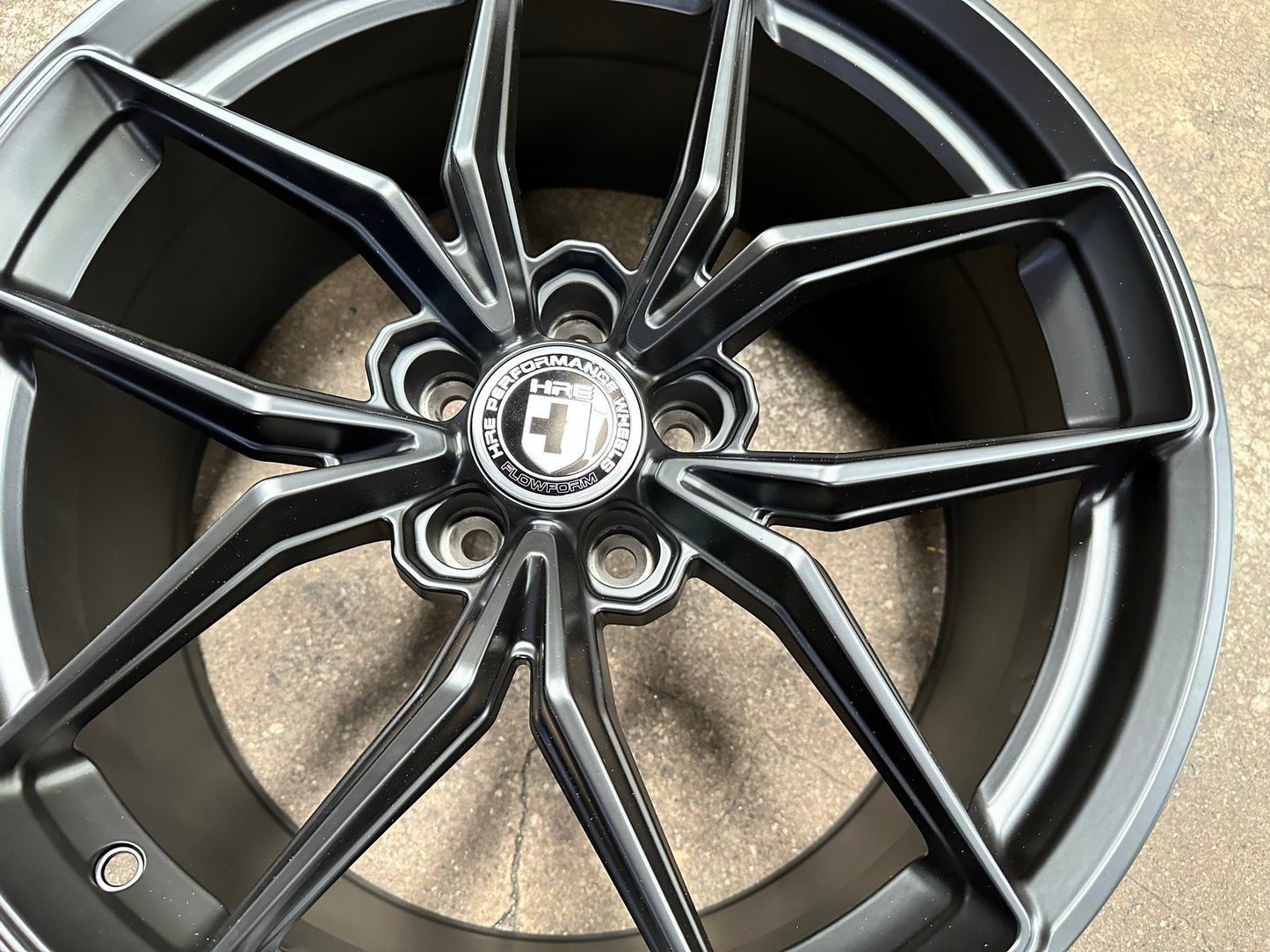 New 19X9 ET35 HRE FF21 Rim (4 wheel) Matt Black 5X112