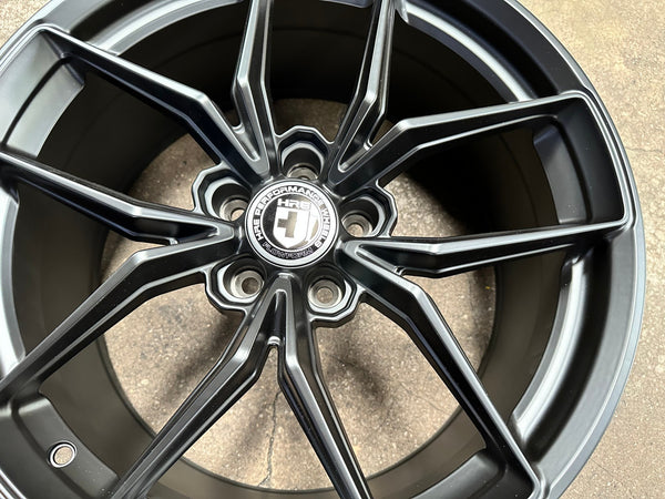 New 19X9 ET35 HRE FF21 Rim (4 wheel) Matt Black 5X112