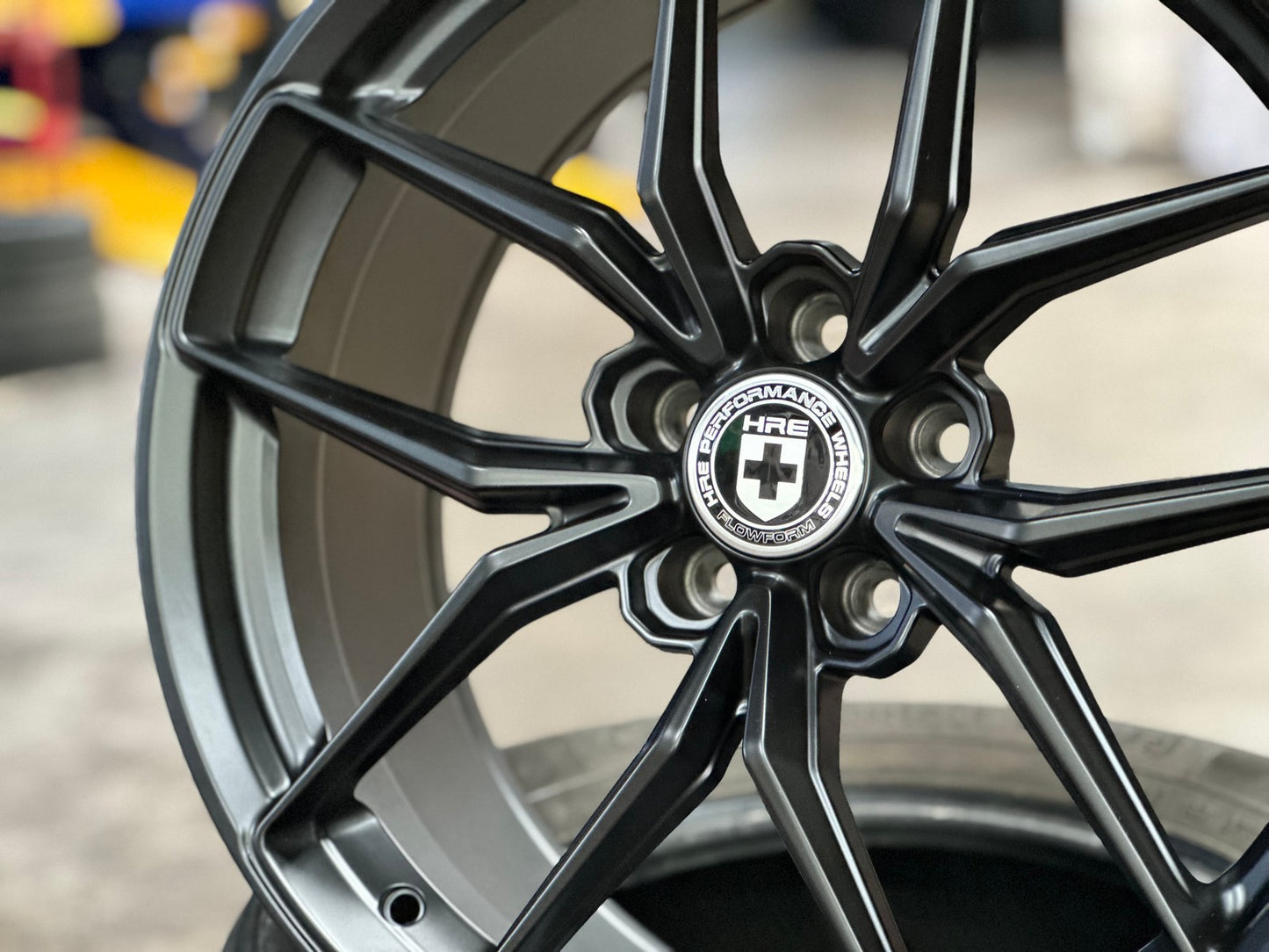 New 19X9 ET35 HRE FF21 Rim (4 wheel) Matt Black 5X112