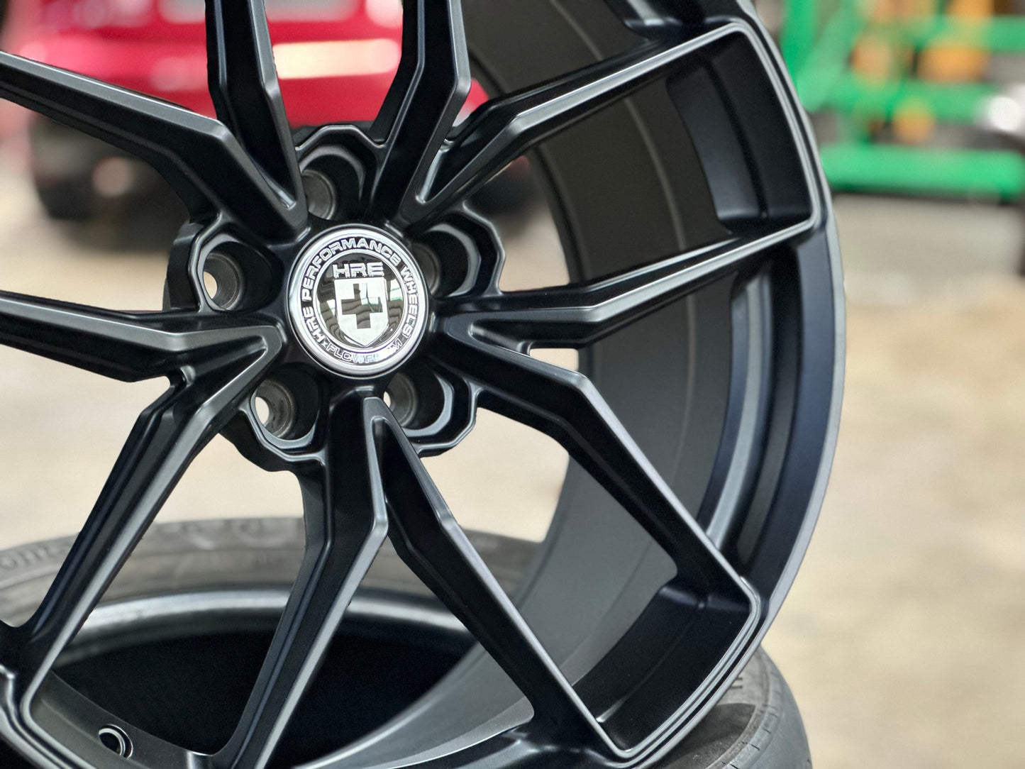 New 19X9 ET35 HRE FF21 Rim (4 wheel) Matt Black 5X112