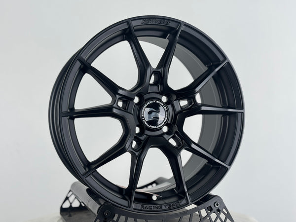 New 16X7 ET40 Hotwheels HW02 Rim (4 wheel) Matt Black 4X100