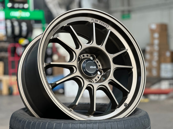 New 17X9 ET40 Konig Hypergram Rim (4 wheel) Matt Bronze 5X114.3