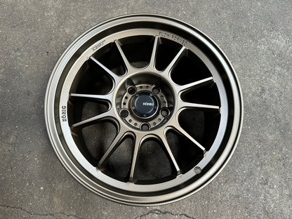 New 17X9 ET40 Konig Hypergram Rim (4 wheel) Matt Bronze 5X114.3