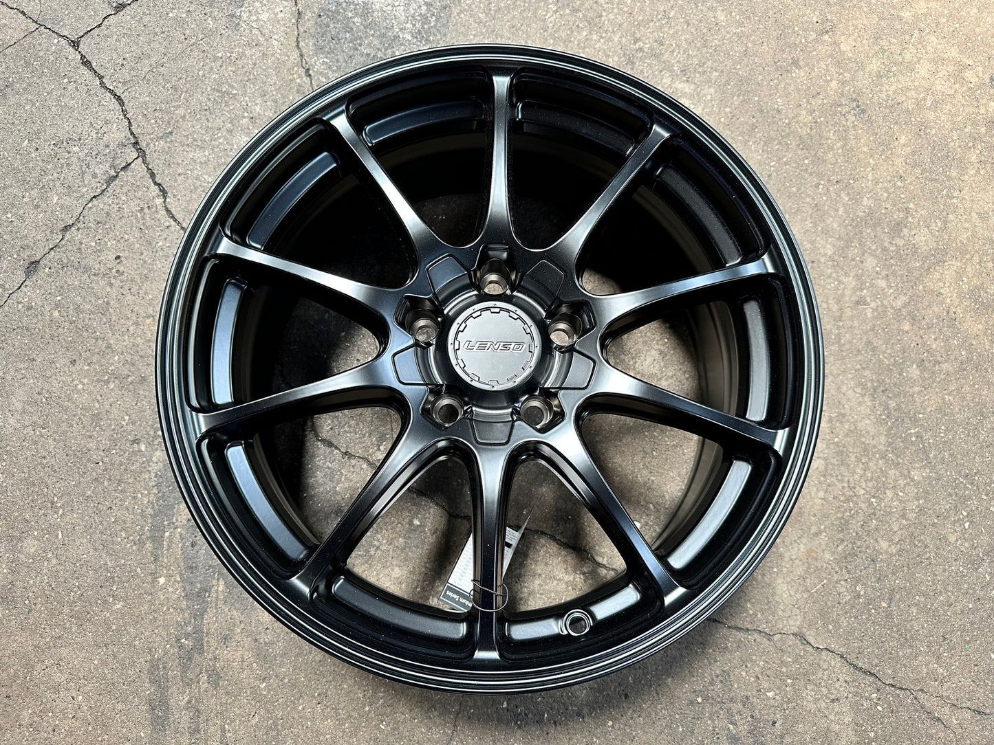 New 17X7.5 ET40 Lenso J1A Rim (4 wheel) Matt Black 5X114.3