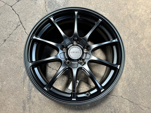 New 17X7.5 ET40 Lenso J1A Rim (4 wheel) Matt Black 5X114.3