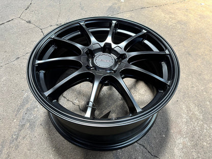 New 17X7.5 ET40 Lenso J1A Rim (4 wheel) Matt Black 5X114.3