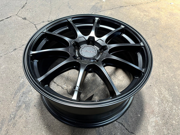 New 17X7.5 ET40 Lenso J1A Rim (4 wheel) Matt Black 5X114.3