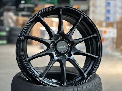 New 18X8 ET40 Lenso J1A Rim (4 wheel) Matt Black 5X114.3
