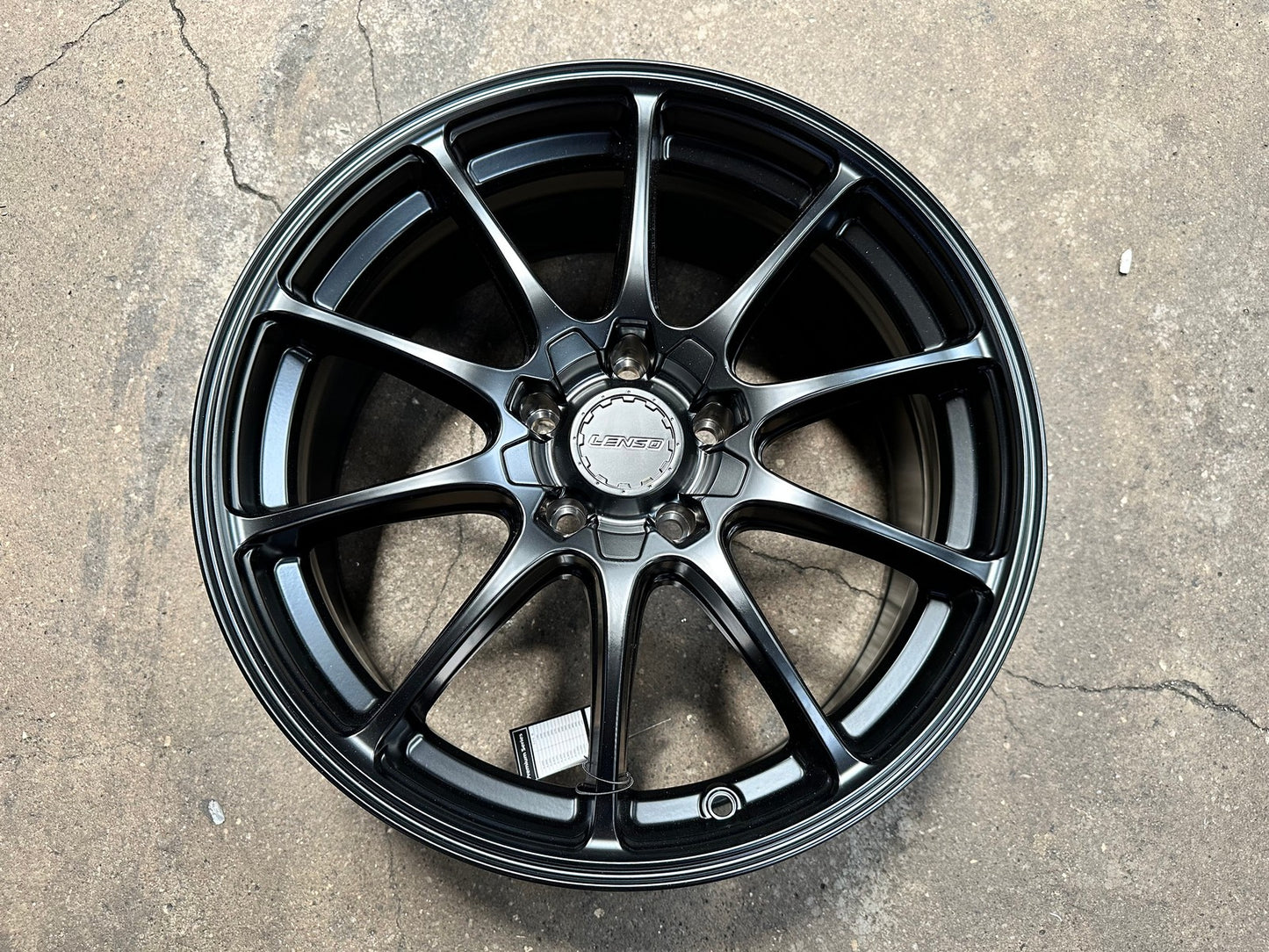New 18X8 ET40 Lenso J1A Rim (4 wheel) Matt Black 5X114.3