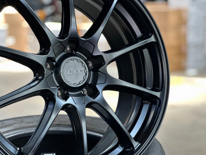 New 18X8 ET40 Lenso J1A Rim (4 wheel) Matt Black 5X114.3