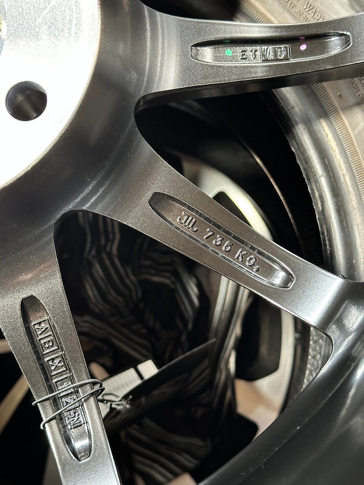 New 18X8 ET40 Lenso J1A Rim (4 wheel) Matt Black 5X114.3